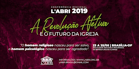 Primaire afbeelding van Conferência Regional L'Abri Brasil 2019 - Edição Brasília
