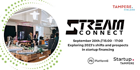 STREAM CONNECT 13: Exploring 2023's shifts & prospects in startup financing  primärbild