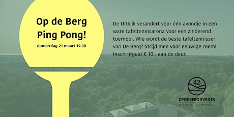 Primaire afbeelding van Op de Berg - Ping Pong!