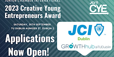 Imagem principal do evento JCI Dublin 2023 Creative Young Entrepreneurs Award