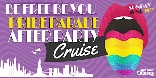 Primaire afbeelding van Be Free, Be You, Pride Parade After Party Sunset Cruise NYC