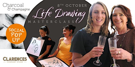 Imagen principal de Femme Fatale Charcoal & Champagne social life-drawing masterclass (Oct 8th)