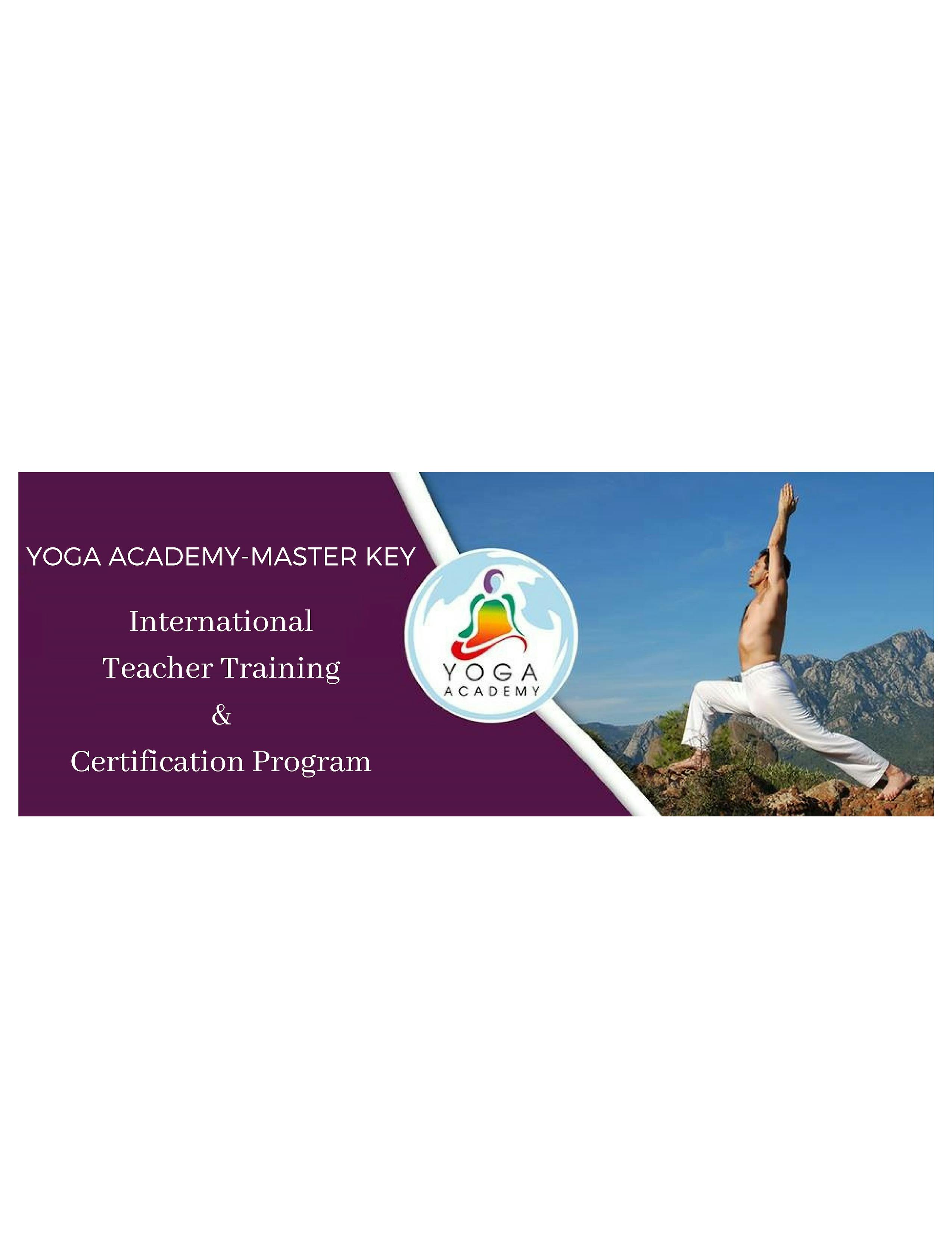 Yoga Academy-Master Key International Teacher Training & Certification Program