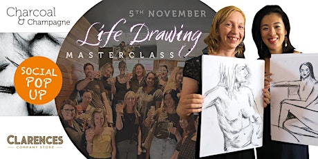 Imagen principal de Charcoal & Champagne social life-drawing masterclass (Nov 5th)