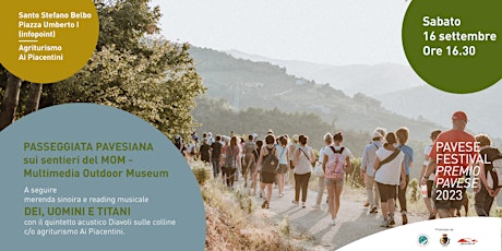 Imagem principal de Pavese Festival 2023 - Passeggiata in collina