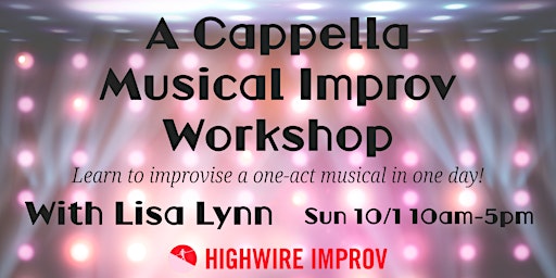 A Cappella Musical Improv Intensive primary image