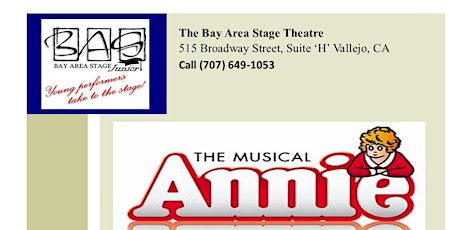 BAS Junior Presents: ANNIE KIDS! The Musical! primary image