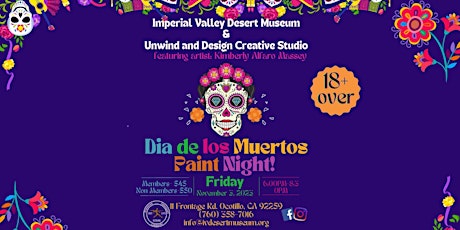 Dia De Los Muertos Paint Night! primary image