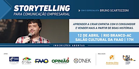 Imagem principal do evento Storytelling para Comunicação Empresarial - Rio Branco (AC)