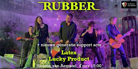 Rubber nederrock met nieuwe generatie support acts Latex en Lucky Product primary image