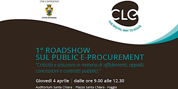 Roadshow su Public e-Procurement tappa di Foggia