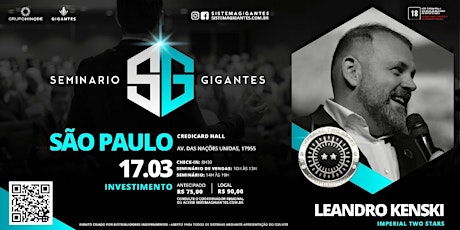Imagem principal do evento Seminário Gigantes - São Paulo - Março/2019 - Leandro Kenski