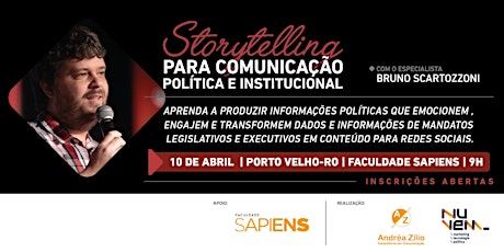 Imagem principal do evento Storytelling para Comunicação Política - Porto Velho (RO)