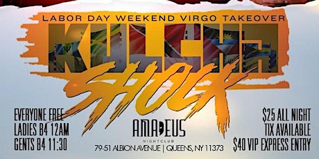 09.03 | KULCHA SHOCK | Labor Day Weekend VIRGO takeover | Everyone FREE primary image
