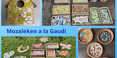Hauptbild für 29 mei - Workshop Mozaieken zoals Gaudi |  volw. / 16+