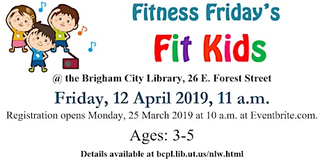 Fit Kids with Brigham City Recreation primary image