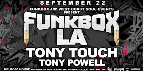 FUNKBOX LA! Tony Touch! primary image
