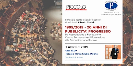 20 anni di Pubblicità Progresso: 1999/2019