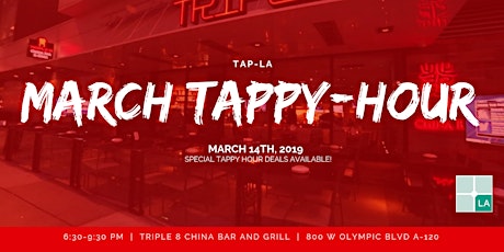 DTLA TAPpy Hour @ Triple 8 China Bar & Grill primary image