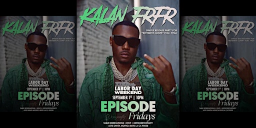 Kalan FrFr - Butterfly Coupe | Music Release Party | Dragonfly Hollywood primary image