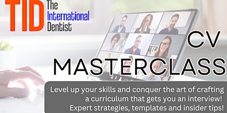 CV MasterClass for International Dentists