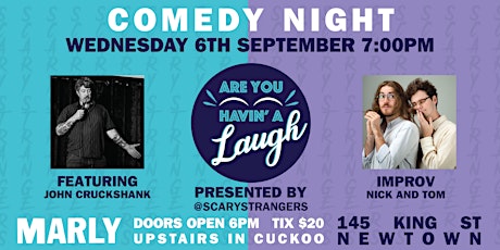 Are You Havin' a Laugh?! COMEDY NIGHT ft. John Cruckshank primary image