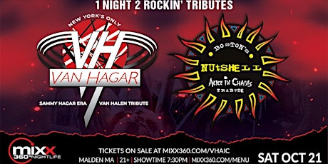 VAN HAGAR Sammy Era Van Halen Tribute & NUTSHELL Alice In Chains Tribute primary image