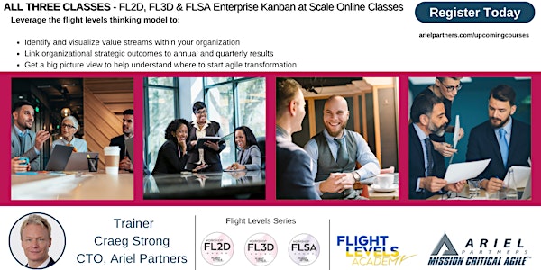FL2D, FL3D & FLSA: Enterprise Kanban at Scale - ALL THREE FLIGHT LEVELS