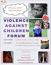 VIOLENCE AGAINST CHILDREN FORUM primary image