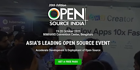 Open Source India 2023 primary image