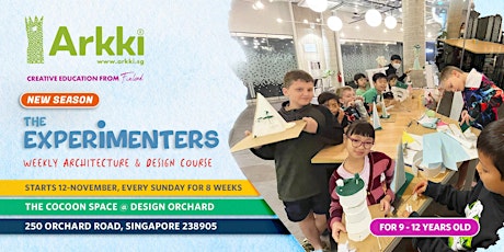 (New Class for 9-11/12 years old!) Arkki Weekly Architecture & Design primary image