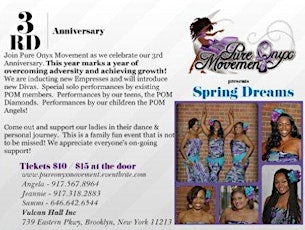 Pure Onyx Movement presents "Spring Dreams" primary image