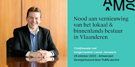 AMS ontbijtsessie met burgemeester Lieven Janssens  primärbild