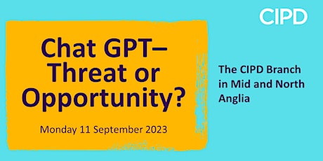 Chat GPT– Threat or Opportunity? primary image