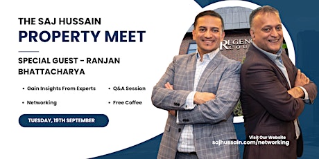 The Saj Hussain Property Meet - Networking Event | Birmingham  primärbild