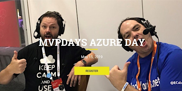 MVPDays Azure Day Online May 15, 2019