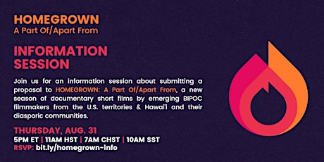 Image principale de Information Session | Homegrown: A Part Of/Apart From