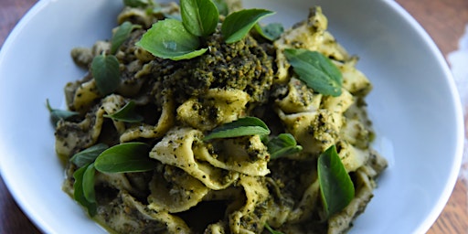 Primaire afbeelding van Make Fresh Pappardelle and Classic Pesto - Cooking Class by Classpop!™
