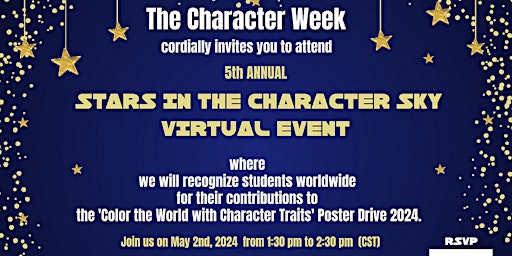 5th Annual STARS IN THE CHARACTER SKY  Event 2024 primary image