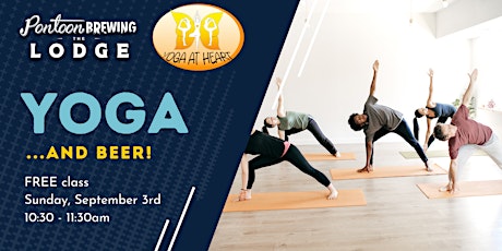 Imagen principal de Yoga and Beer at Pontoon Brewing - The Lodge (Hosted by Yoga at Heart)