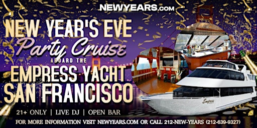 Empress Yacht San Francisco New Year's Eve 2025 Party Cruise  primärbild