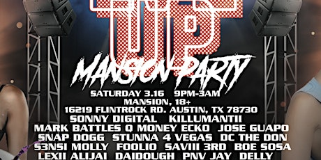 LVLUP Mansion Party: ATX 2K19 (Powered By Sprat x Power 105.1 NY) primary image