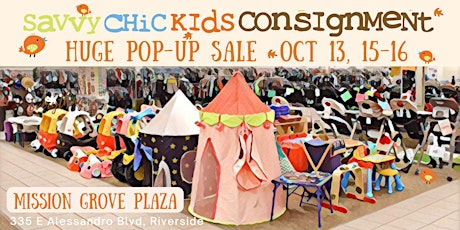 Savvy Chic Kids Consignment 15 Year Anniversary VIP  Shopping Event primary image