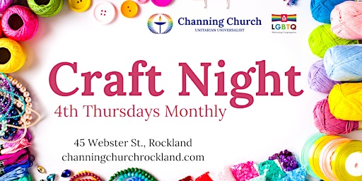 Imagen principal de Craft Night - 4th Thursdays Monthly