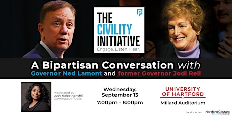 A Bipartisan Conversation with Governor Ned Lamont and Governor Jodi Rell primary image