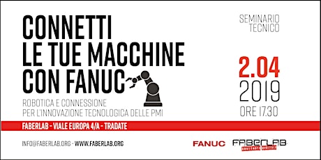 Immagine principale di Connetti le tue macchine con Fanuc - Robotica e connessione per l'innovazione tecnologica delle PMI 