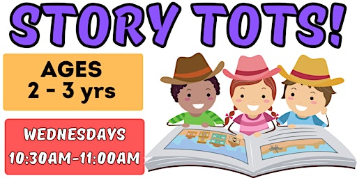 Imagen principal de Spring StoryTots  (Ages 2 - 3 years) Wednesdays with Tracy and Trish!