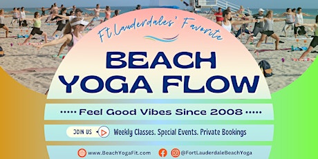 Beach Yoga Sundays Flow ♥ Ft Lauderdale since 2008