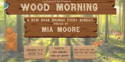 Imagem principal do evento Wood Morning Drag Brunch