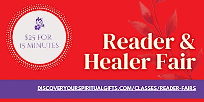 Spiritual Reader & Healer Fair primary image